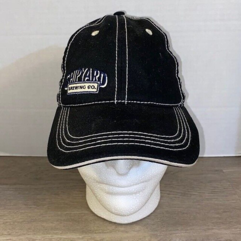 Shipyard Brewing Co. Portland Maine Black Snapback Hat Cap Beer Classic